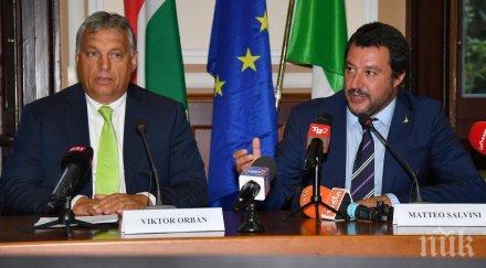 орбан салвини обсъждат европа миграцията среща милано