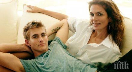 любов проекто снахата синди крауфорд синът заби супермодел снимки