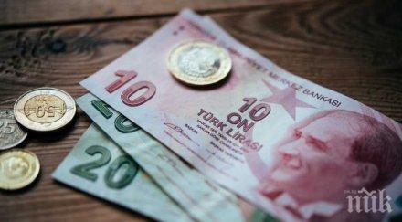 сривът турската лира продължава