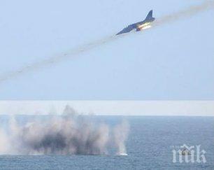 ввс изстреляха ракети черно море