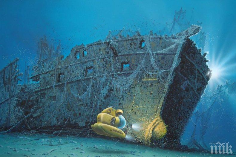 Водолази откриха сейф в останките на адмиралския кораб „Ре дИталиа“
