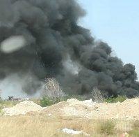 ОТ ПОСЛЕДНИТЕ МИНУТИ! Пламна сметище край Асеновград (СНИМКИ)