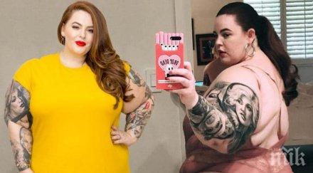 всеки вкус вижте 150 килограмовата манекенка тес холидей снимки