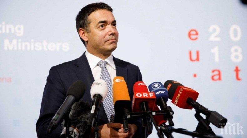 Дипломат №1 на Македония: Народът ще ни подкрепи за Договора от Преспа