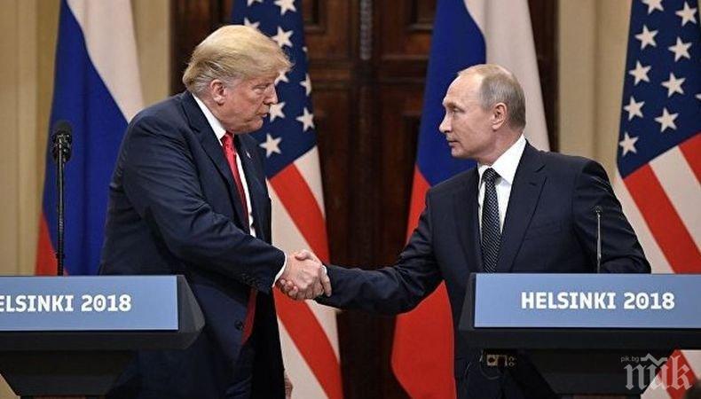 От Кремъл заявиха, че в момента не работят за възможна среща между Владимир Путин и Доналд Тръмп