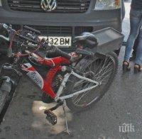 Пиян велосипедист помете дядо на пешеходна пътека в Хасково