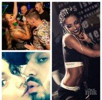 ПАДЕНИЕ! Бившата на Фики Сторари дефилира полугола и по зърна в нощен клуб! Вижте на какво е способна за малко внимание (СНИМКИ 18+)