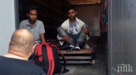 капан мигранти качват нелегално наши камиони