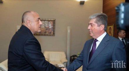 първо пик борисов георги първанов обсъждат казуса македония обновена