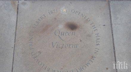 алея славата лондон първата плоча кралица виктория