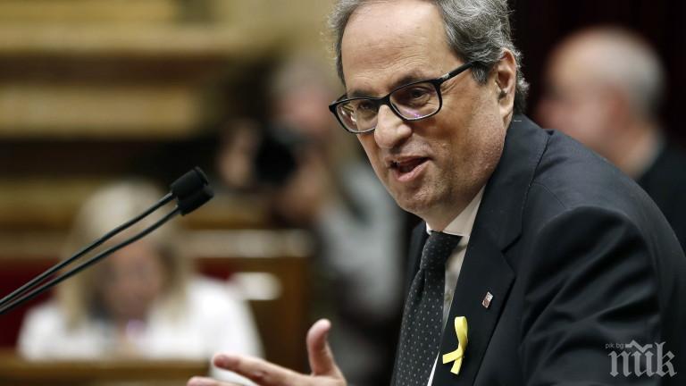 Каталунският лидер призова народа на бунт за независимост 