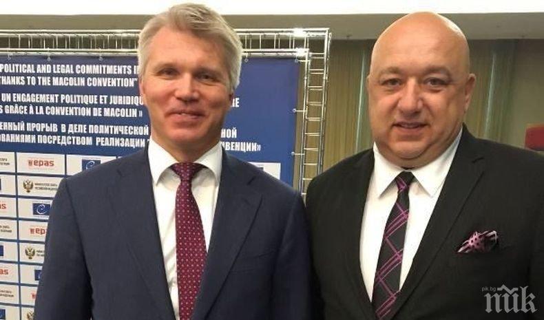 Руският спортен министър пристига по покана на Красен Кралев - чака среща и с Бойко Борисов
