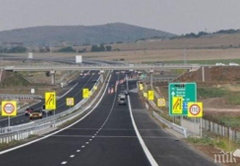 Движението на автомагистрала Тракия е възстановено