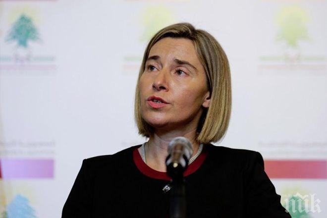 Първият дипломат на ЕС призова за спиране на военните действия в Либия