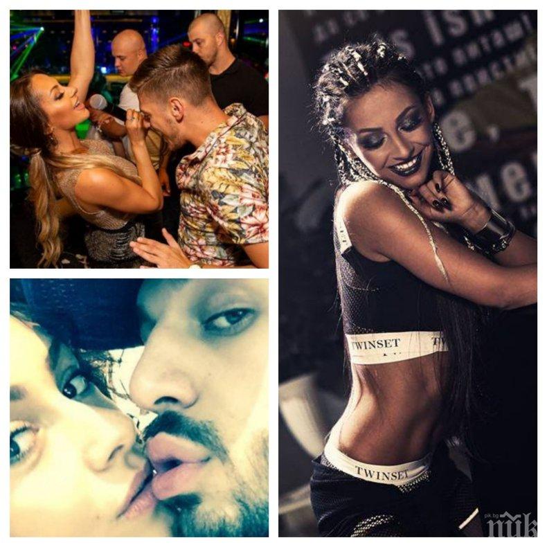 ПАДЕНИЕ! Бившата на Фики Сторари дефилира полугола и по зърна в нощен клуб! Вижте на какво е способна за малко внимание (СНИМКИ 18+)