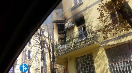 първо пик пожар изпепели апартамент столичната раковски снимки