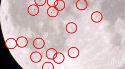 невероятно заснеха хиляди летящи чинии видео