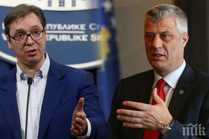 В БРЮКСЕЛ: Сърбия и Косово обсъждат размяната на територии