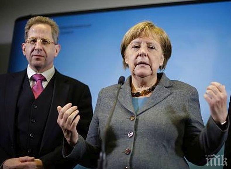 Меркел се изпокара с шефа на германското разузнаване