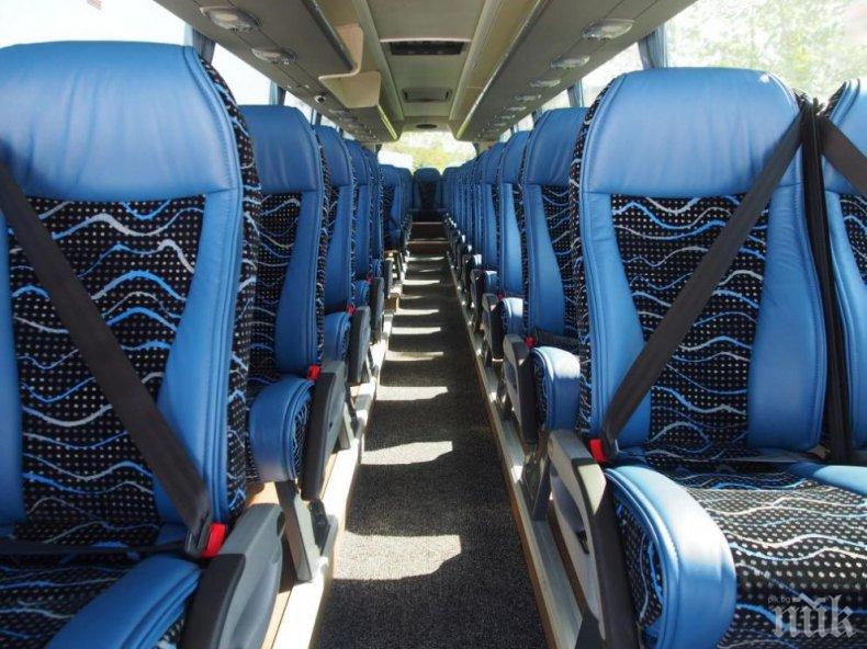 Слагането на колани в стар автобус ще струва около 2 хиляди лева