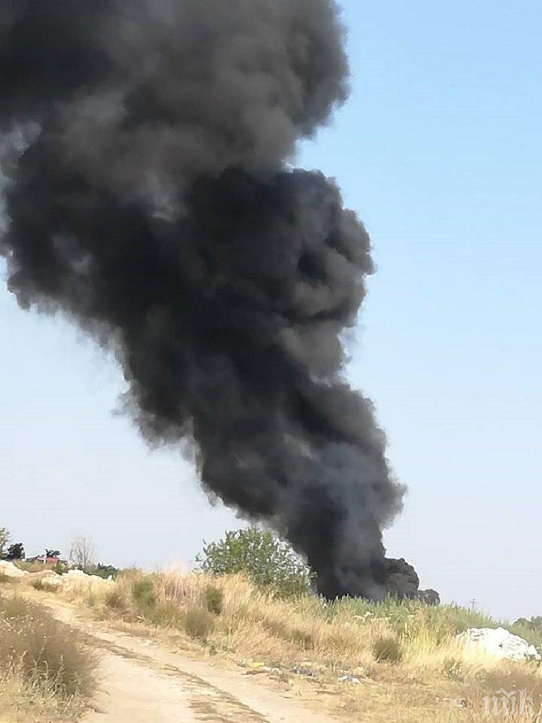 СМРАД! Циганско сметище обгазява Петрич