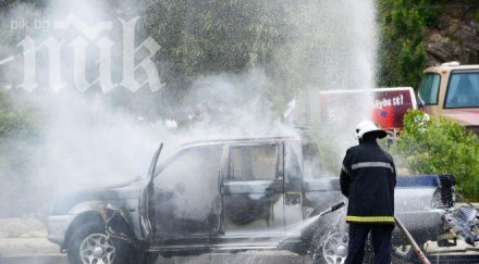 пикап блъсна взриви центъра сливен снимки