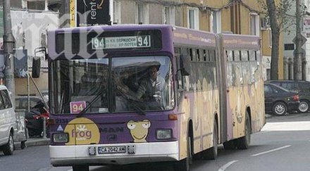 спират автобус софия