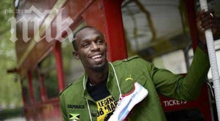 юсейн болт връчва трофея ролан гарос мъжете