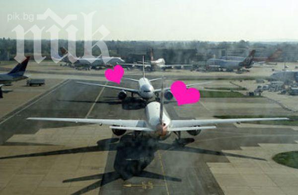 Оригинално! Младоженци си казват да на летището в „Пловдив”