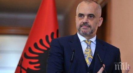 албанският премиер корекцията границите става въпрос съдбата нацията