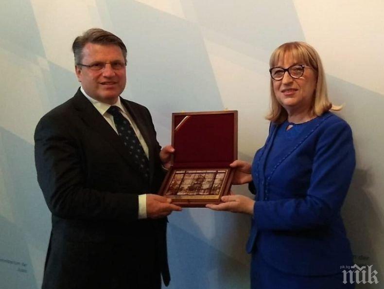 Цачева се похвали пред баварския си колега с изграждането на Европейската прокуратура