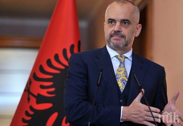 Албанският премиер за корекцията на границите: Става въпрос за съдбата на нацията