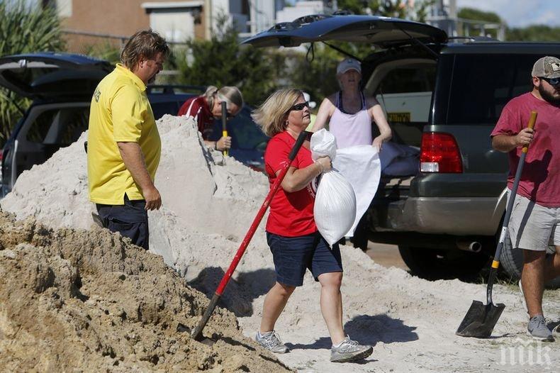 БЪЛГАРСКА РАБОТА! Нашенци в окото на урагана Флорънс, не искат да се евакуират 