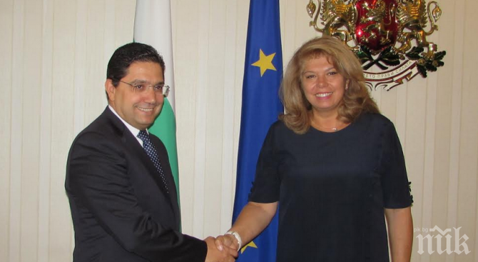 Илияна Йотова се срещна с външния министър на Мароко