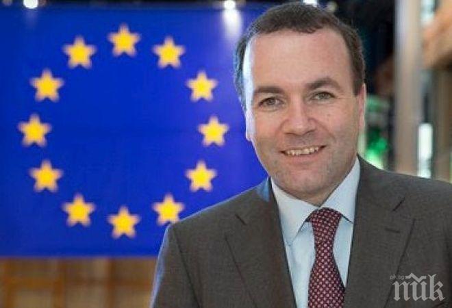 Манфред Вебер: Мястото на България е в Шенген