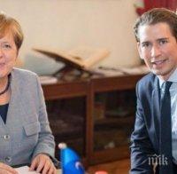 ОБЕДИНЕНИЕ! Меркел и Курц не искат твърд Брекзит