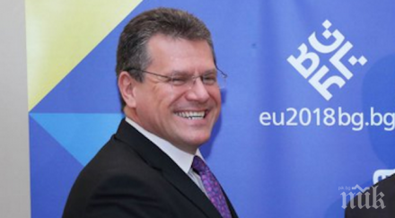 шефчович обяви кандидатурата следващ председател