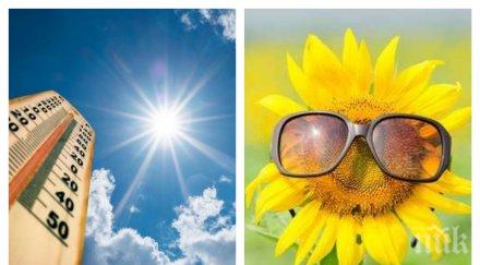 слънцето усмихва първия учебен ден живакът стига градуса вятър понижава температурите