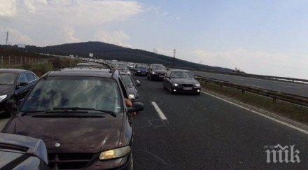 катастрофа магистралата тапа тракия понеделник сутрин
