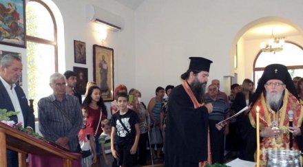 години късно сливенско село сдоби църква