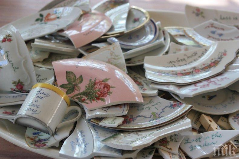 КУЛТОВО! Хилядарка глоба за летящи чинии от балкона