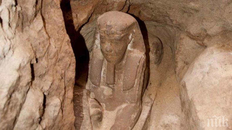 Археолози откриха древен сфинкс в Египет
