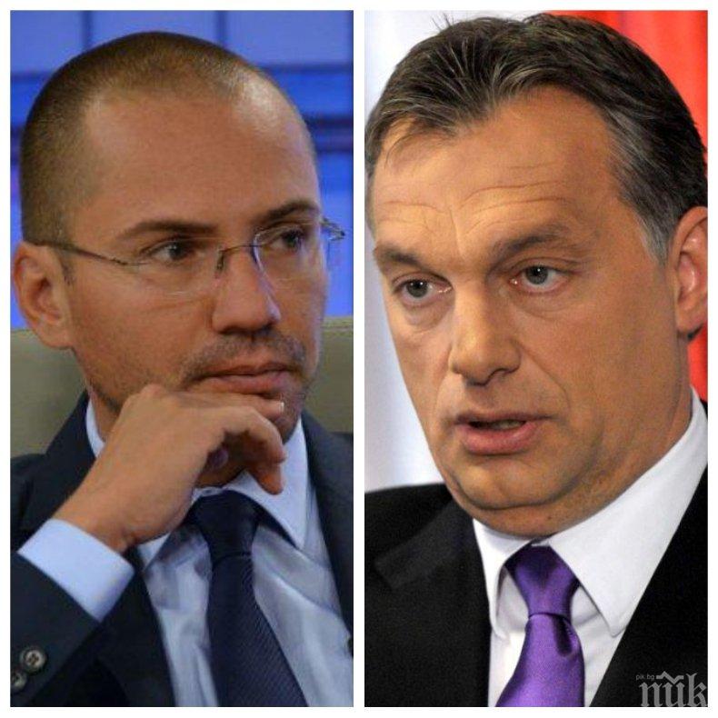 САМО В ПИК! Ангел Джамбазки зове: Правителството ни много твърдо и ясно да подкрепи Орбан и да отреже соросоидите! 