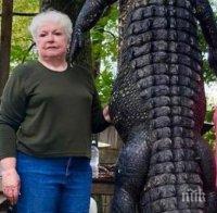 Бойна баба кметица застреля алигатор, изял понито й (ВИДЕО) 