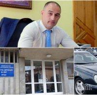 НА КОСЪМ! Келеш с мерцедес едва не прегази шефа на ОД на МВР във Враца