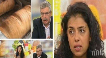 скандал ефир емил хърсев синдикалистка хванаха гуша гуша заради цената хляба