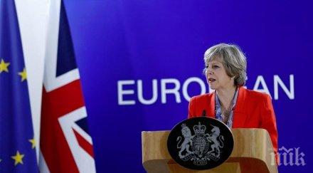 тереза мей категорична лидерите отлагам брекзит без споразумение