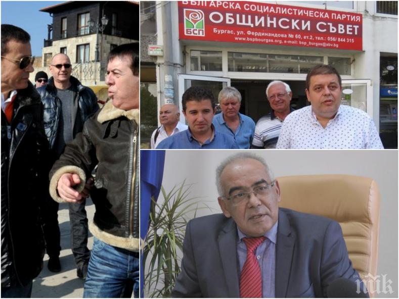 Общинар от БСП защитава арестувания в аферата Миню Стайков син на кмета на Карнобат 