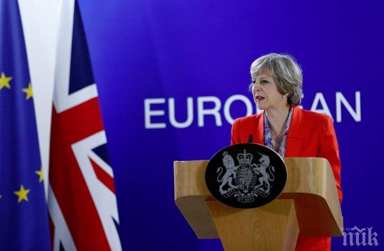 Тереза Мей категорична пред лидерите на ЕС: Няма да отлагам Брекзит, дори и без споразумение
