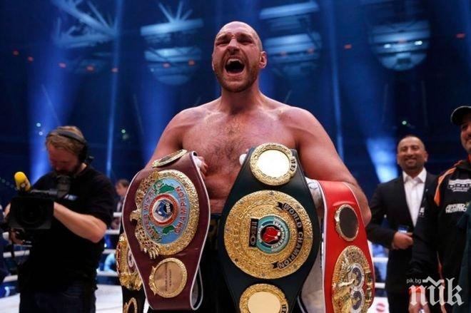 Официално! Фюри и Уайлдър излизат в жестока битка на 1 декември